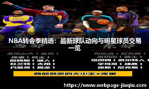 NBA转会季精选：最新球队动向与明星球员交易一览